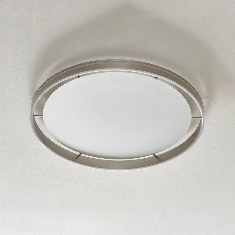 Paul Neuhaus Q-VITO LED plafondlamp 79cm staal van Q-Smart-Home in Staal, Wit – productfoto 2 van 5
