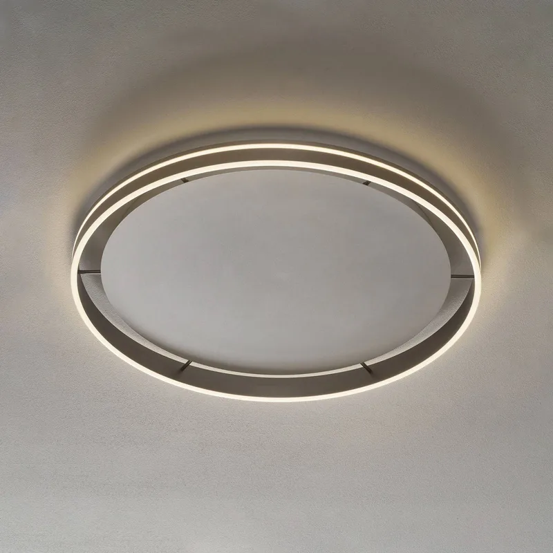 Paul Neuhaus Q-VITO LED plafondlamp 79cm staal van Q-Smart-Home in Staal, Wit – productfoto 1 van 5