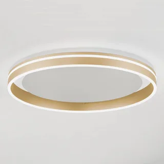 Paul Neuhaus Q-VITO LED-loftslampe, Ø 60 cm fra Q-Smart-Home i Mat messing, Hvid – produktbillede 1 af 5