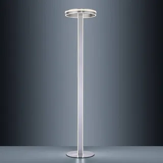 Paul Neuhaus Q-Vito LED vloerlamp, recht met ring by Q-Smart-Home in Gesatineerd aluminium – product photo 5 of 5