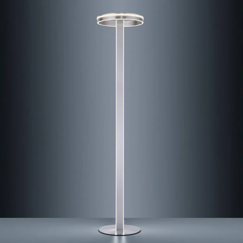 Paul Neuhaus Q-Vito LED vloerlamp, recht met ring by Q-Smart-Home in Gesatineerd aluminium – product photo 5 of 5