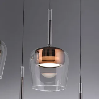 Paul Neuhaus Hængelampe Q-Kon kobberfarvet Ø 21 cm fra Q-Smart-Home i Kobber, Helder – produktbillede 5 af 5