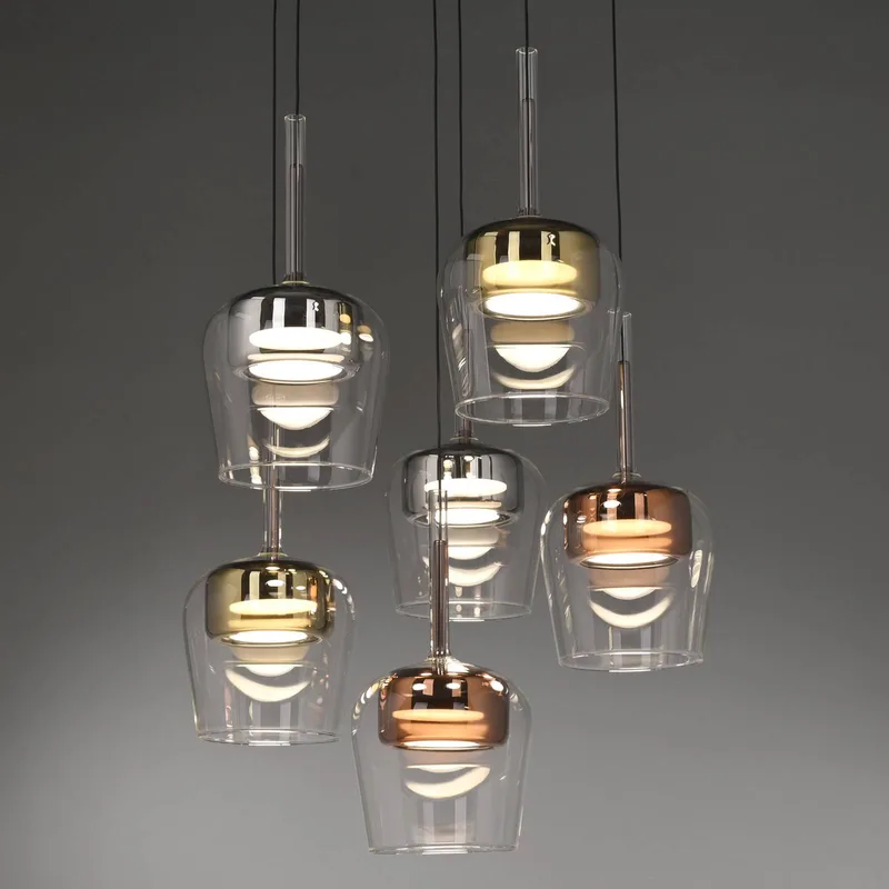 Paul Neuhaus SMART+ hanglamp Q-Kon meerkleurig 6-lamps by Q-Smart-Home in Multicolour, Helder – product photo 4 of 5