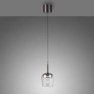 Paul Neuhaus SMART+ hanglamp Q-Kon zilverkleurig Ø 21 cm de Q-Smart-Home en Argent, Helder – photo du produit 3 sur 5