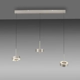 Paul Neuhaus SMART+ hanglamp Q-Rotate, 3-lamps. von Q-Smart-Home in Aluminium – Produktfoto 3 von 5