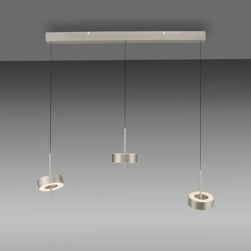 Paul Neuhaus SMART+ hanglamp Q-Rotate, 3-lamps. von Q-Smart-Home in Aluminium – Produktfoto 3 von 5