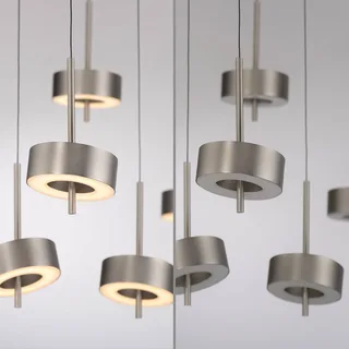 Paul Neuhaus Smart LED hængelampe Q-Rotate, 5 lyskilder i aluminium. fra Q-Smart-Home i Aluminium – produktbillede 5 af 5