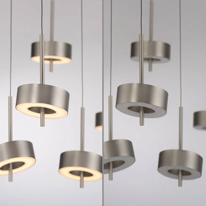 Paul Neuhaus Smart LED hængelampe Q-Rotate, 5 lyskilder i aluminium. fra Q-Smart-Home i Aluminium – produktbillede 5 af 5