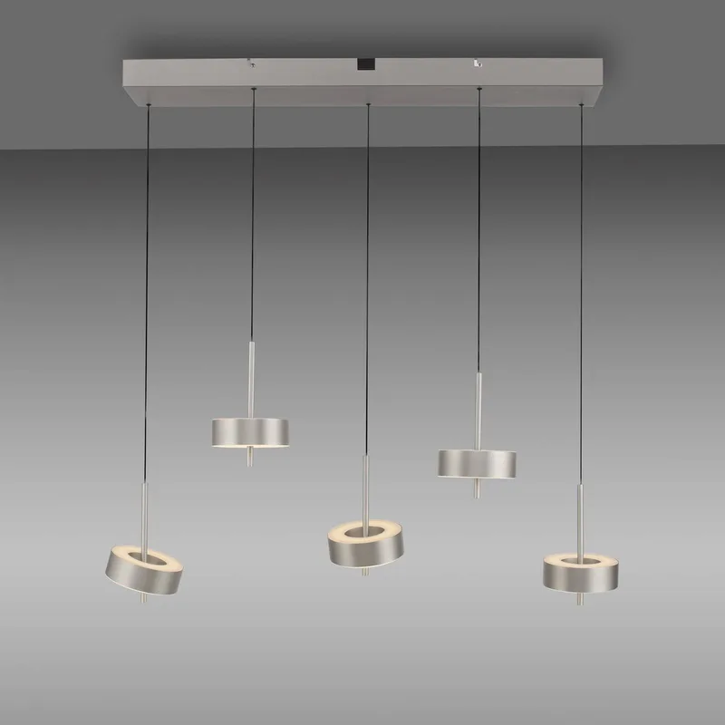 Paul Neuhaus Smart LED hængelampe Q-Rotate, 5 lyskilder i aluminium. fra Q-Smart-Home i Aluminium – produktbillede 3 af 5