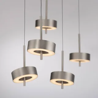 Paul Neuhaus Smart LED hængelampe Q-Rotate, 5 lyskilder i aluminium. fra Q-Smart-Home i Aluminium – produktbillede 4 af 5