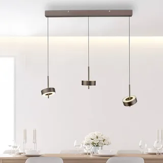 Paul Neuhaus Smart LED hængelampe Q-Rotate mørkebrun 3 lyskilder fra Q-Smart-Home i Donkerbruin metallic – produktbillede 2 af 5