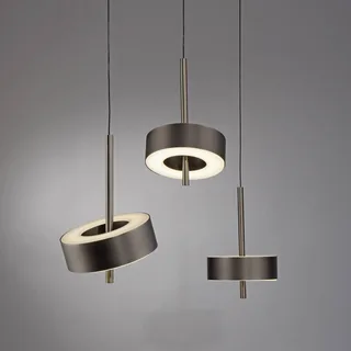 Paul Neuhaus Smart LED hængelampe Q-Rotate mørkebrun 3 lyskilder fra Q-Smart-Home i Donkerbruin metallic – produktbillede 4 af 5