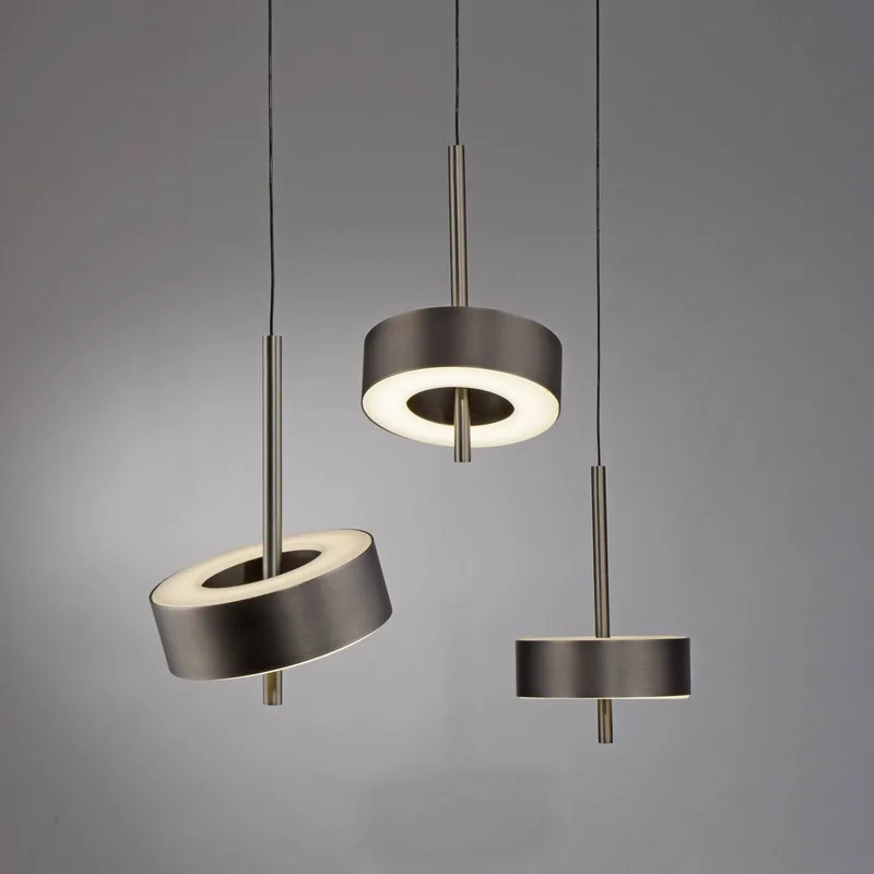 Paul Neuhaus Smart LED hængelampe Q-Rotate mørkebrun 3 lyskilder fra Q-Smart-Home i Donkerbruin metallic – produktbillede 4 af 5