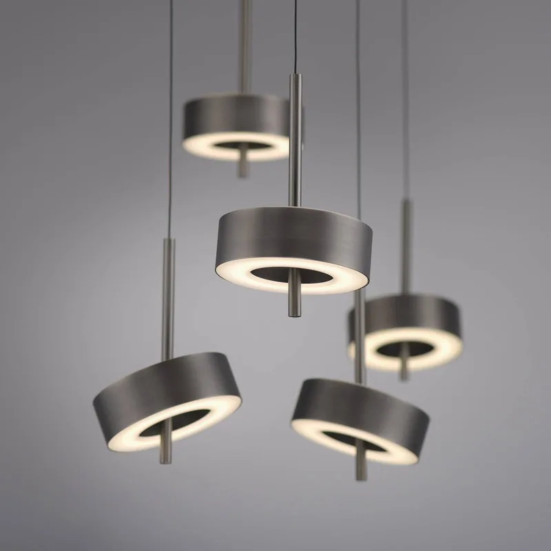 Paul Neuhaus Smart LED hængelampe Q-Rotate mørkebrun 5 lyskilder fra Q-Smart-Home i Donkerbruin metallic – produktbillede 4 af 5