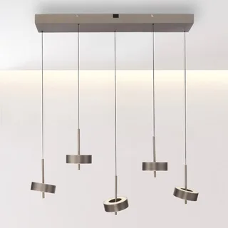 Paul Neuhaus Smart LED hængelampe Q-Rotate mørkebrun 5 lyskilder fra Q-Smart-Home i Donkerbruin metallic – produktbillede 1 af 5