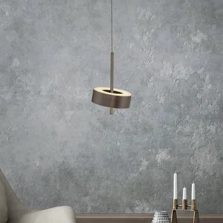 Paul Neuhaus hængelampe Q-Rotate mørkebrun Ø14cm fra Q-Smart-Home i Donkerbruin metallic – produktbillede 1 af 5