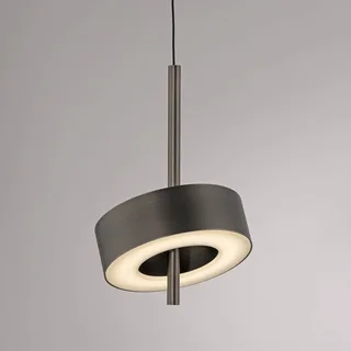 Paul Neuhaus hængelampe Q-Rotate mørkebrun Ø14cm fra Q-Smart-Home i Donkerbruin metallic – produktbillede 4 af 5