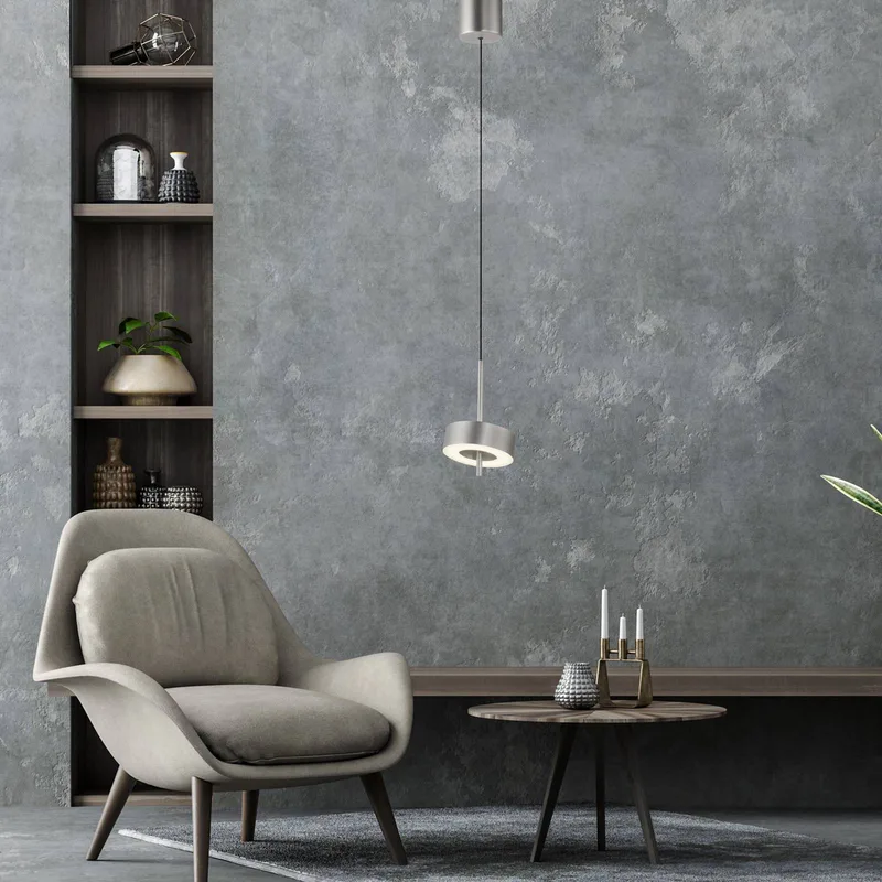 Paul Neuhaus SMART+ hanglamp Q-Rotate Ø 14 cm von Q-Smart-Home in Aluminium – Produktfoto 2 von 5