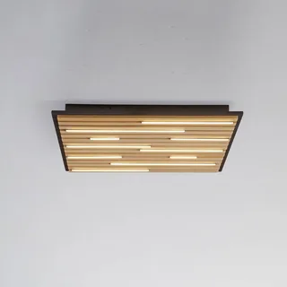Paul Neuhaus SMART+ plafondlamp Q-Acoustic hout 62 x 62 cm by Q-Smart-Home in Licht hout, Black – product photo 1 of 5