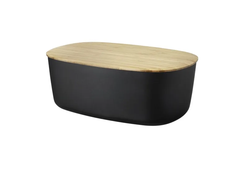 Brotkasten Box-It Bambusholz, PBT-Kunststoff by RIG-TIG in Black – product photo 1 of 3