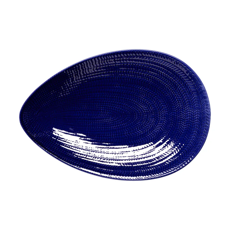 Blå eld Servierplatte Blau, 20x29 cm by Rörstrand – product photo