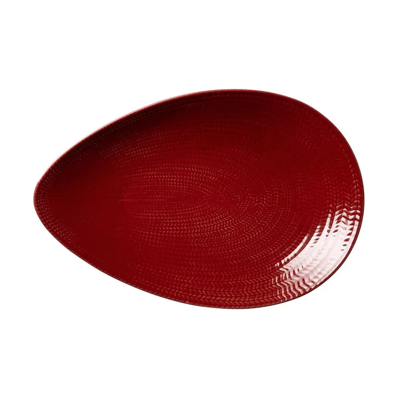 Blå eld Servierplatte Rot, 24x35 cm van Rörstrand – productfoto