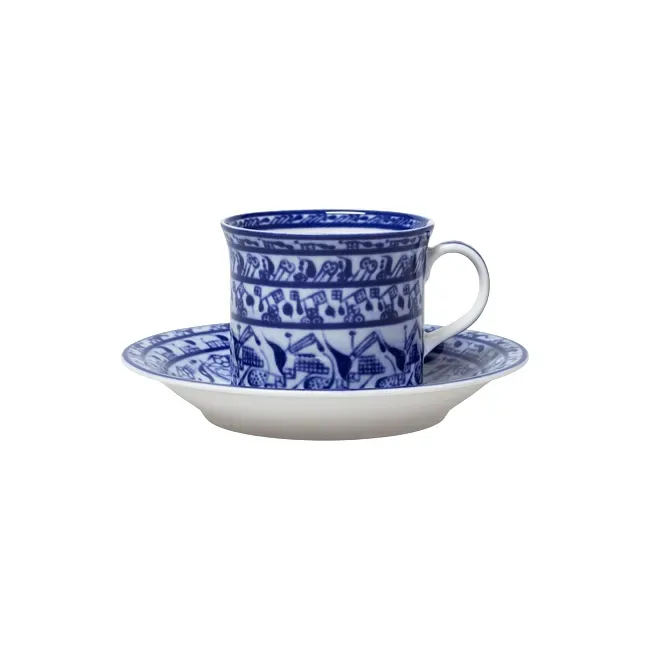 Cobolti Tasse mit Untertasse Blau, 2-teilig von Rörstrand – Produktfoto