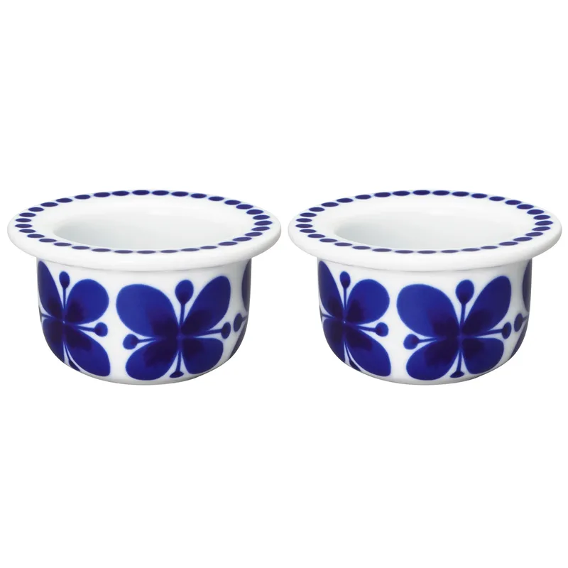 Mon Amie Eierbecher 2er Pack Weiß-blau by Rörstrand – product photo