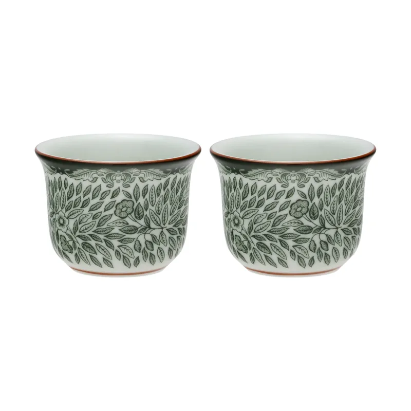 Ostindia Floris Eierbecher 2er Pack Grün by Rörstrand – product photo