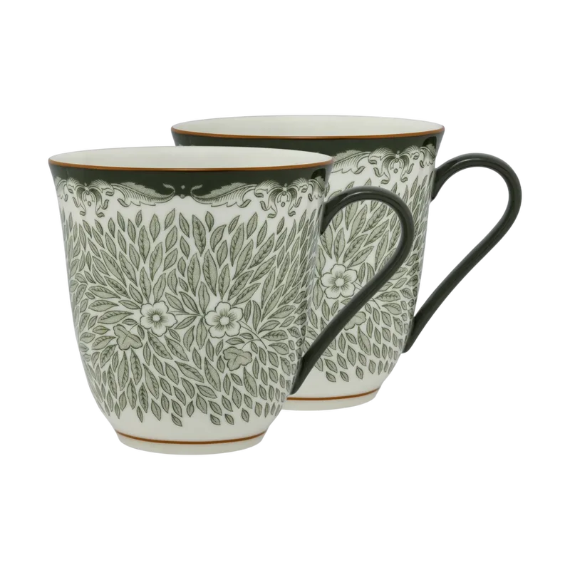 Ostindia Floris Tasse 30 cl 2er Pack Grün by Rörstrand – product photo