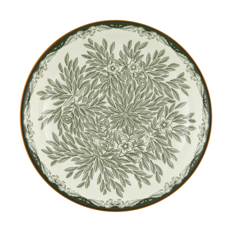 Ostindia Floris tiefer Teller Ø22 cm Grün by Rörstrand – product photo
