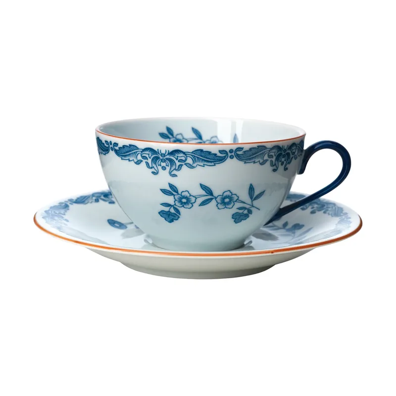 Ostindia Tasse mit Untertasse 27 cl Geschenkverpackung Blau-Weiß by Rörstrand – product photo