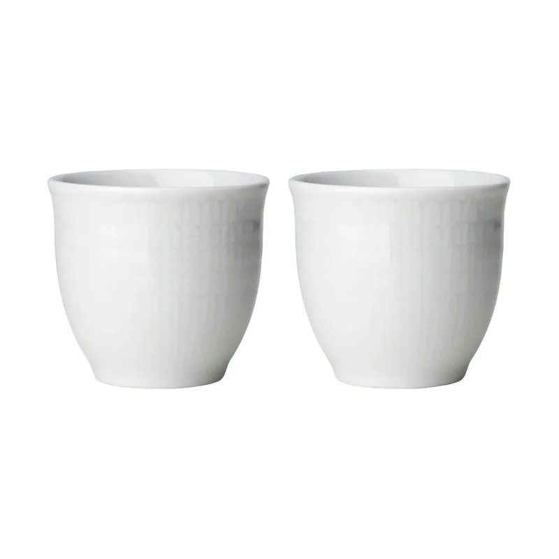 Swedish Grace Eierbecher 2er Pack Schnee van Rörstrand – productfoto