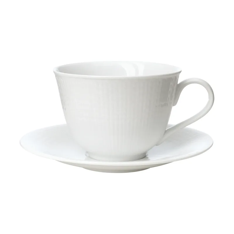 Swedish Grace Tasse mit Untertasse 45 cl Schnee van Rörstrand – productfoto