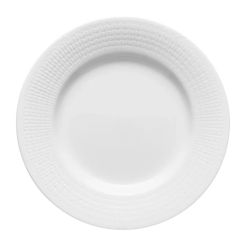 Swedish Grace Teller Ø24cm Schnee (weiß) van Rörstrand – productfoto