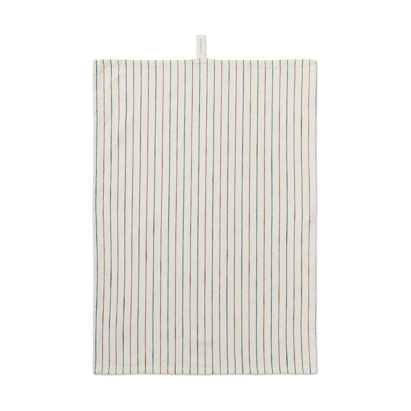 Garn Geschirrtuch 50x70 cm Blau-Terrakotta von Rosendahl – Produktfoto