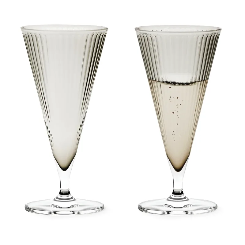 Grand Cru Nouveau Champagnerglas 20 cl 2er-Pack Smoke von Rosendahl – Produktfoto