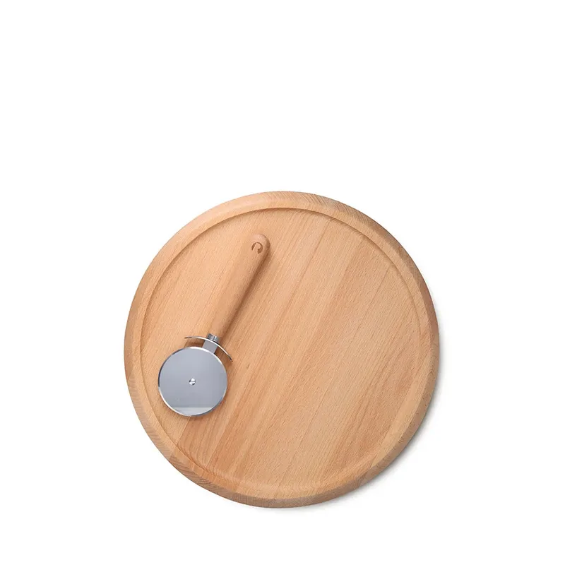 Grand Cru Pizzabrett und Pizzaschneider Buche, Ø35 cm by Rosendahl – product photo 3 of 5