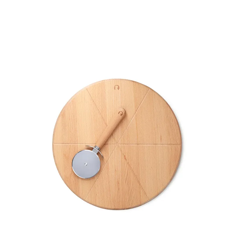 Grand Cru Pizzabrett und Pizzaschneider Buche, Ø35 cm by Rosendahl – product photo 5 of 5