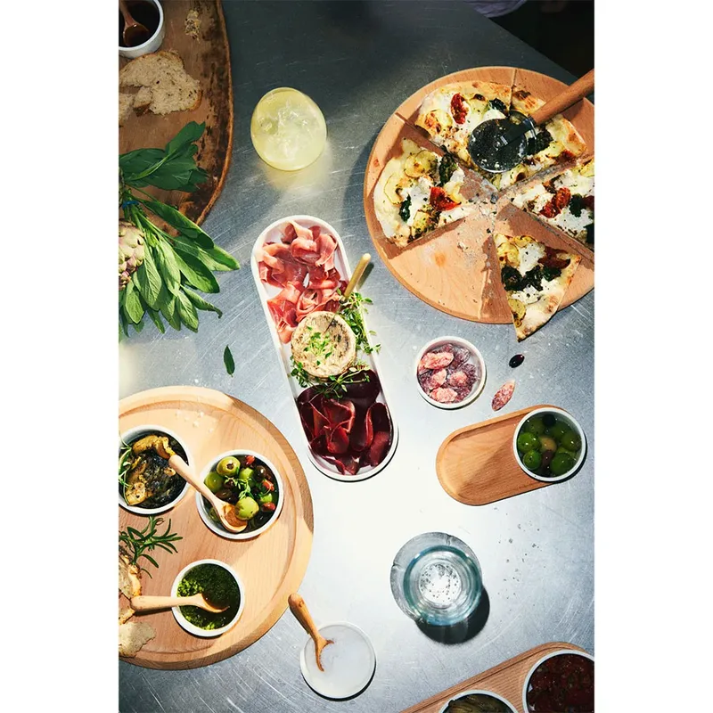 Grand Cru Snackschale und Löffel Weiß, Ø9 cm van Rosendahl – productfoto 4 van 5