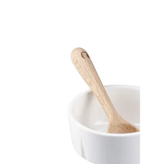 Grand Cru Snackschale und Löffel Weiß, Ø9 cm van Rosendahl – productfoto 3 van 5
