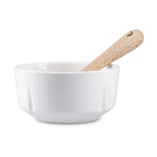 Grand Cru Snackschale und Löffel Weiß, Ø9 cm van Rosendahl – productfoto 1 van 5