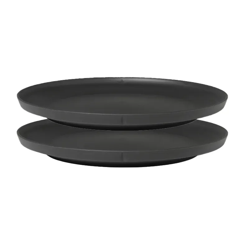 Grand Cru Take Melaminteller Ø26cm 2er Pack Grau von Rosendahl – Produktfoto