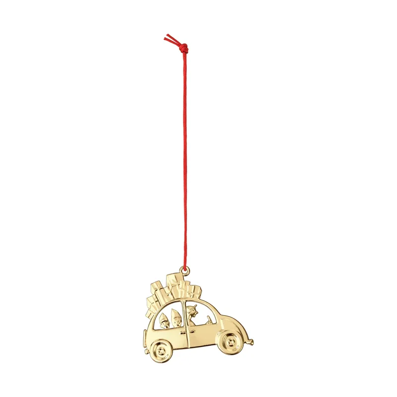 Karen Blixen Weihnachtstruck Weihnachtshänger 6,5 cm Vergoldet by Rosendahl – product photo