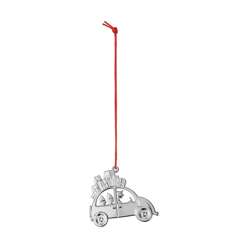 Karen Blixen Weihnachtstruck Weihnachtshänger 6,5 cm Versilbert von Rosendahl – Produktfoto