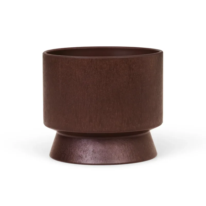 Ro Blumentopf Ø12cm Bordeaux-Kunststoff by Rosendahl – product photo