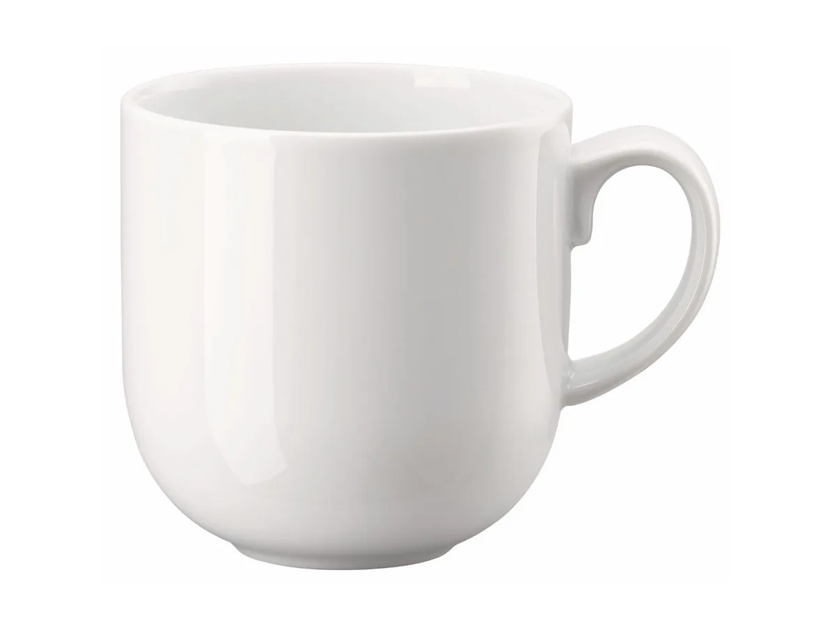 Becher Casina Weiss Becher mit Henkel 0,4l, Porzellan de Rosenthal en Blanc – photo du produit