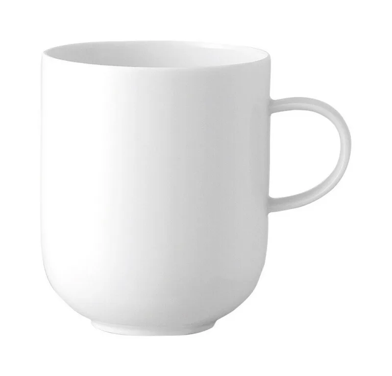 Becher Schokobecher 0,35 l Suomi Weiß, 1-tlg., Porzellan, Henkelbecher, Kaffeebecher, Tasse, 350 ml, Porzellan, weiß de Rosenthal en Weiß – photo du produit