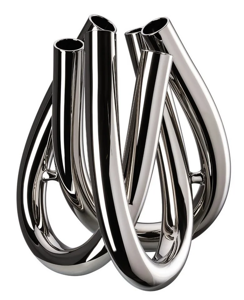 Dekovase Triu Silber Vase 22 cm (Vasen), Vasen von Rosenthal in Bunt, silberfarben – Produktfoto