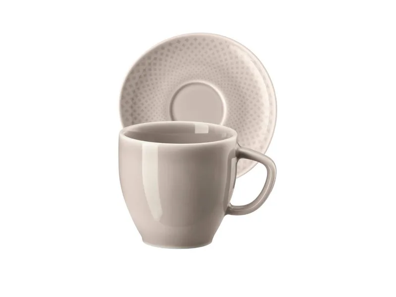 Espressotasse Junto Soft Shell Espressotasse Set2, Porzellan de Rosenthal en Gris – photo du produit 1 sur 5